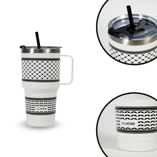 Kikis Cup - Thermobecher - Kufiye -  von Kikis Kitchen - Nur €24.90! Bestelle jetzt Kikis Kitchen