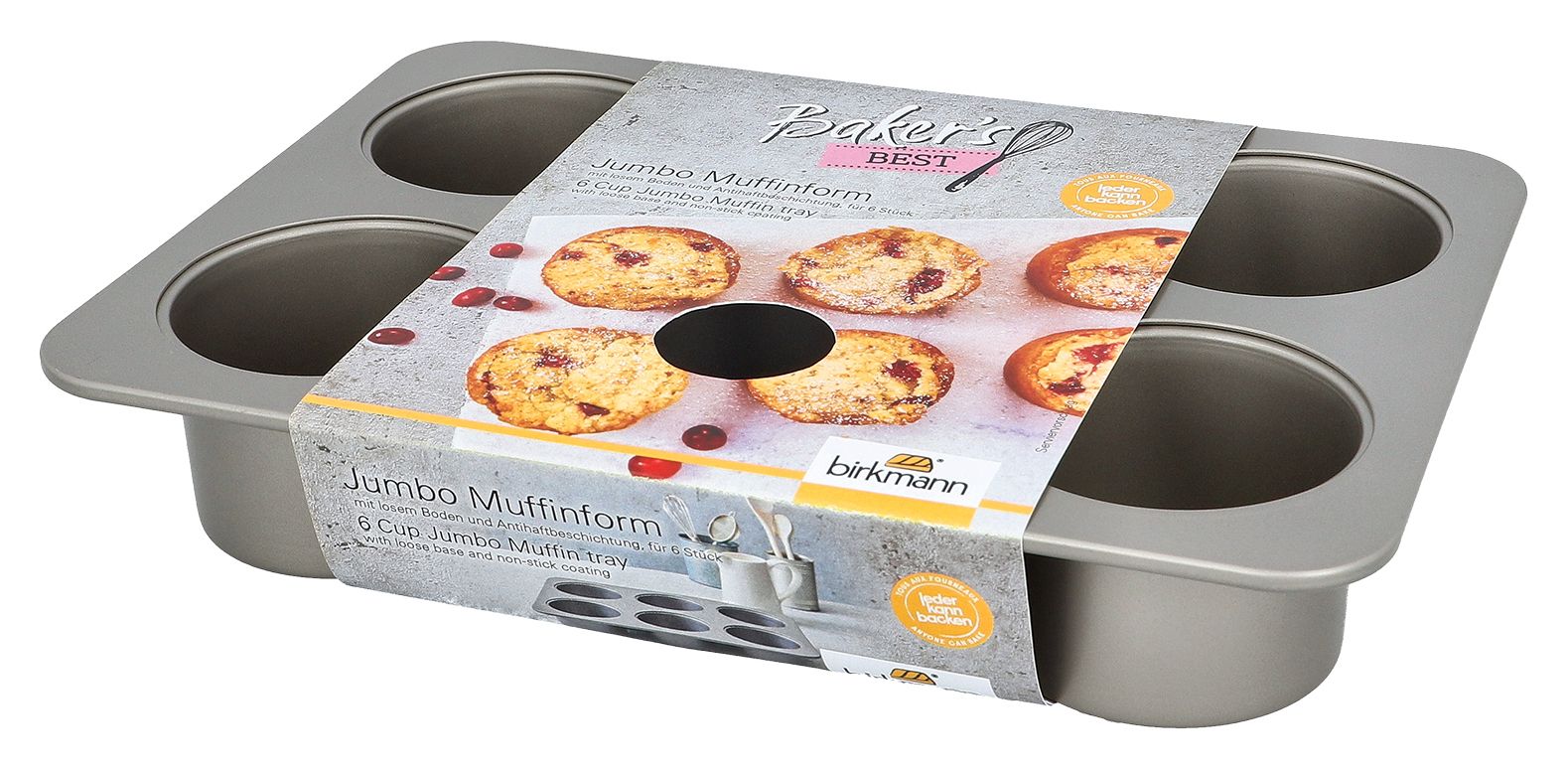 Muffinform Jumbo mit losem Boden - Ø 9cm -  von Birkmann - Nur €16.90! Bestelle jetzt Kikis Kitchen