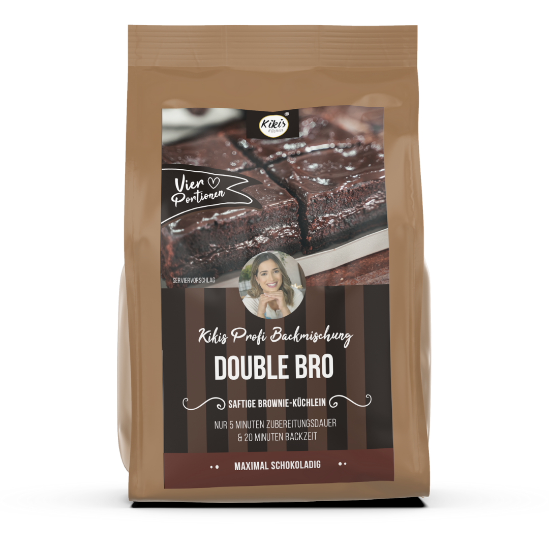 Kikis Double Bro - Brownie Backmischung -  von Kikis Kitchen - Nur €4.90! Bestelle jetzt Kikis Kitchen