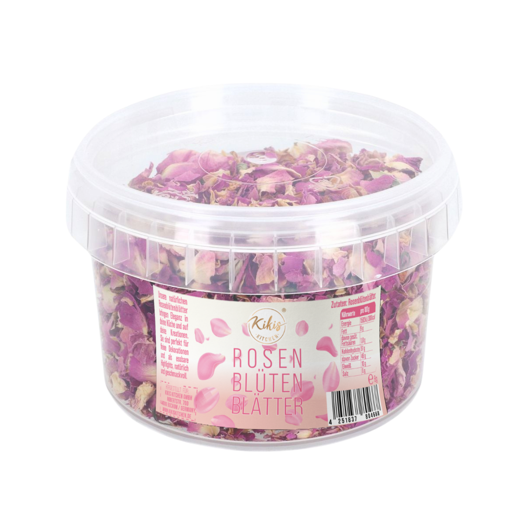 Neu: Kikis Rosenblütenblätter - 8g -  von Kikis Kitchen - Nur €3.90! Bestelle jetzt Kikis Kitchen