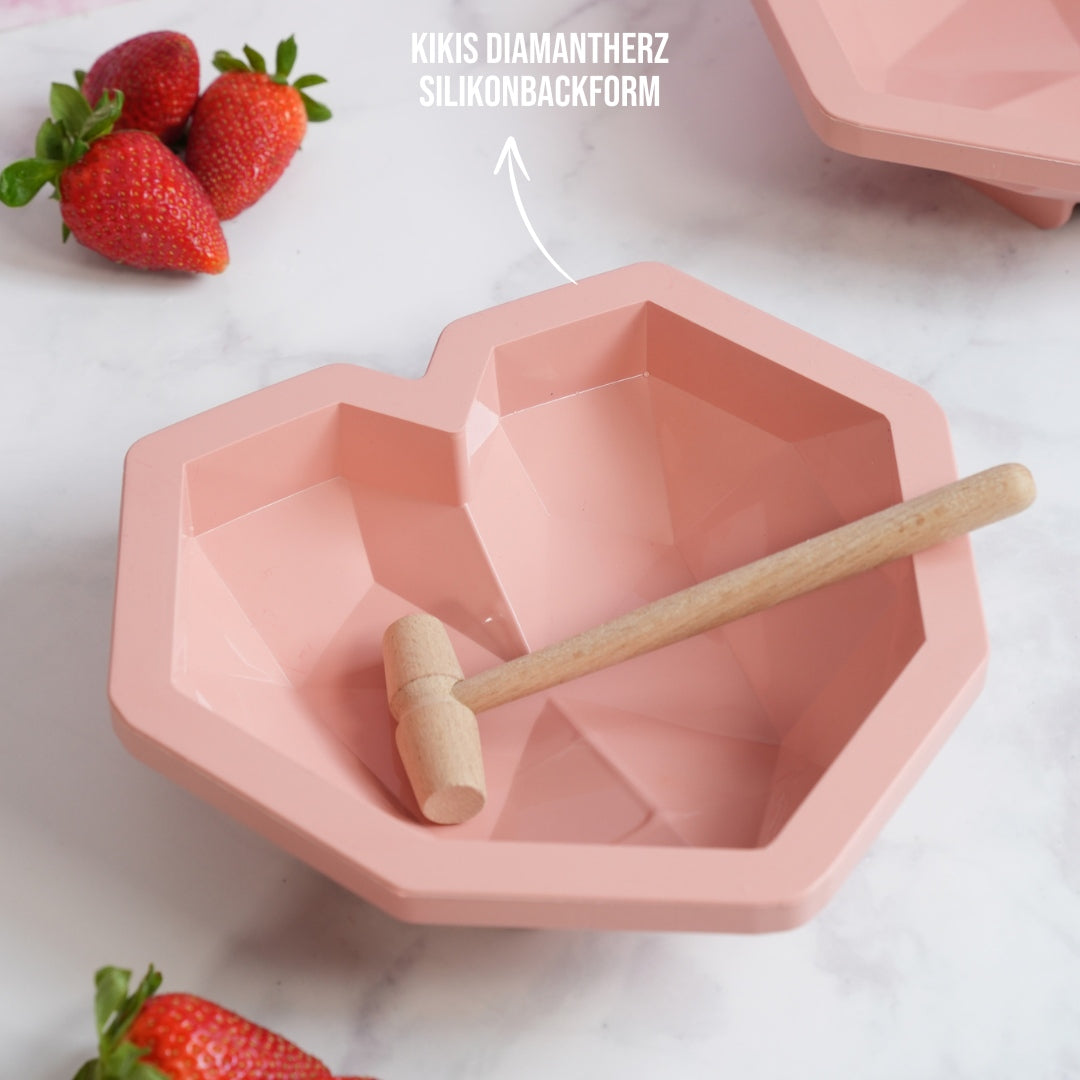 Kikis Diamantherz Silikonbackform -  von Kikis Kitchen - Nur €14.90! Bestelle jetzt Kikis Kitchen