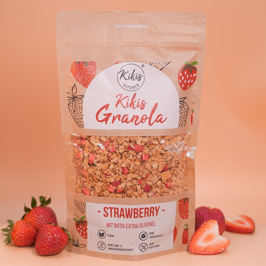 Kikis Granola - Strawberry -  von Kikis Kitchen - Nur €5.50! Bestelle jetzt Kikis Kitchen