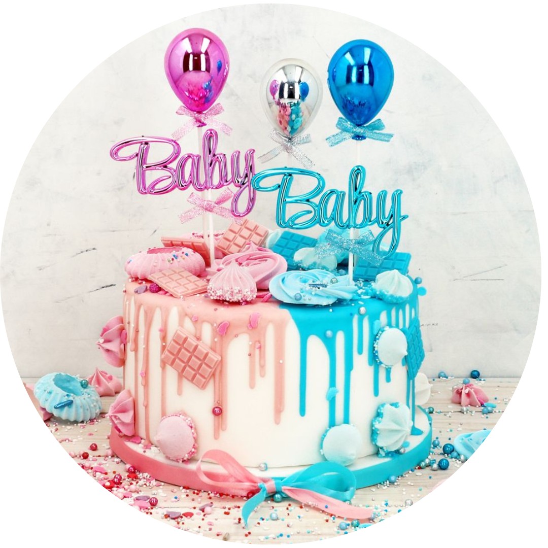 Kikis Cake Topper - Ballon Blau -  von Kikis Kitchen - Nur €6.90! Bestelle jetzt Kikis Kitchen