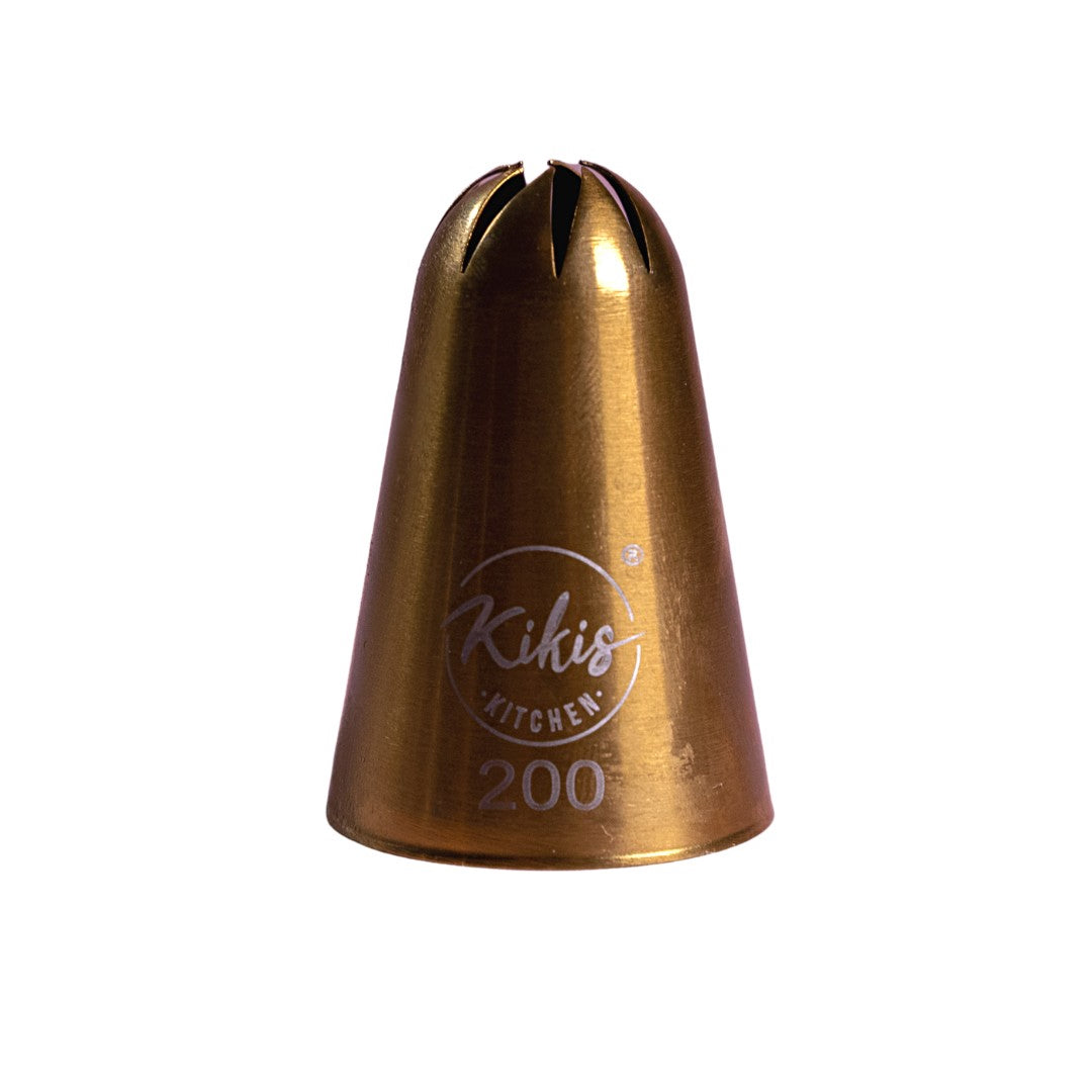 Kikis Rosen-Tülle in GOLD gerade Ø 8mm - Nr: 200 -  von Kikis Kitchen - Nur €4.50! Bestelle jetzt Kikis Kitchen