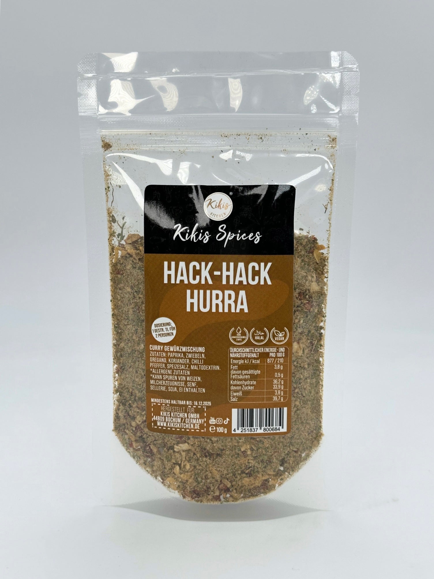 Kikis Hack-Hack Hurra Gewürzmischung -  von Kikis Kitchen - Nur €3.90! Bestelle jetzt Kikis Kitchen