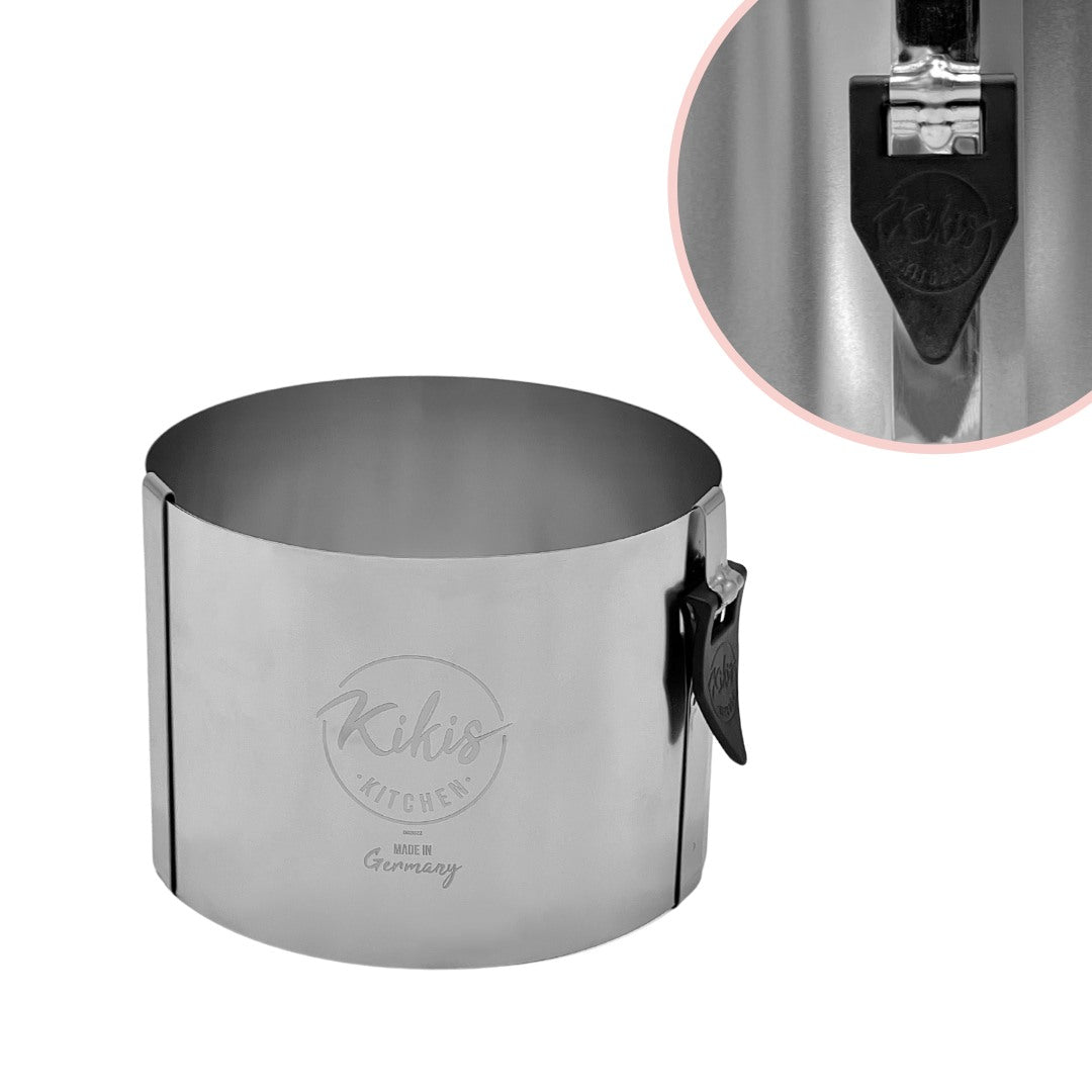 Kikis Tortenring MINI mit Klemmhebel & Skala -  von Kikis Kitchen - Nur €17.90! Bestelle jetzt Kikis Kitchen