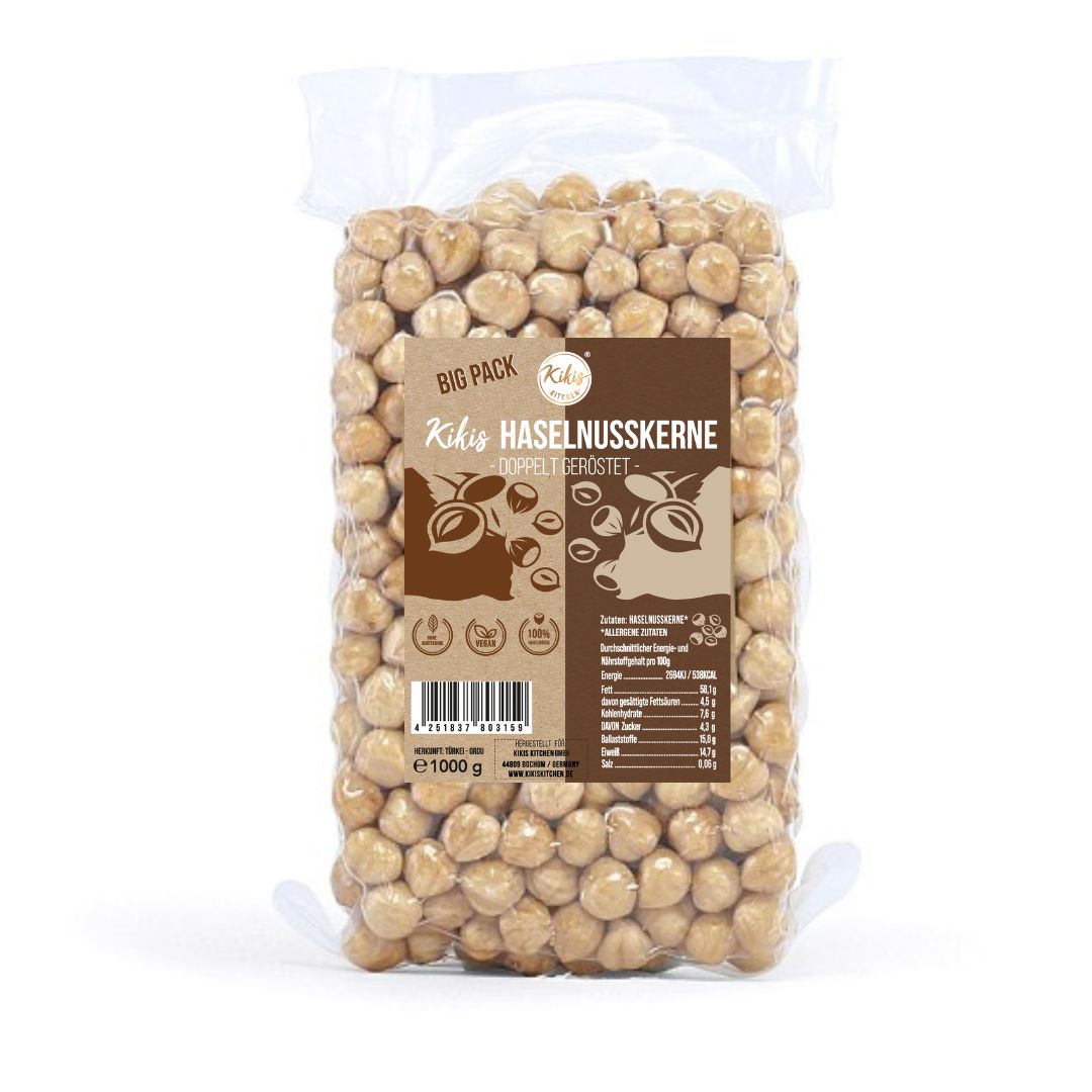 Kikis Haselnusskerne - Doppelt Geröstet- 1kg -  von Kikis Kitchen - Nur €19.90! Bestelle jetzt Kikis Kitchen